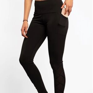 Black‎ High-Rise Full-Length Leggings